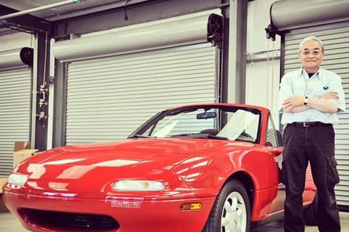 MX-5, mazda, Mazda MX-5, Mazda MX-5 Miata, Tsutomu Tom Matano, desainer Mazda MX-5, Bapak Mazda MX-5, Tsutomu Tom Matano Meninggal Dunia