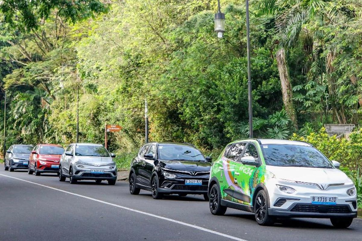 VinFast, VF e34, kendaraan listrik, mobil listrik, tes mobil, test drive, Vinfast VF e34, VinFast e34, Konsumsi daya listrik, Intip Konsumsi Daya VinFast VF e34 Rute Depok-Ciawi