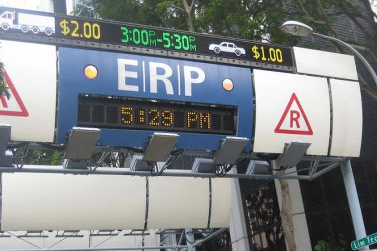 electronic road pricing, lalu lintas, Lalu Lintas, electronic road pricing (ERP), Electronic Road Pricing, ERP di Jakarta, Sepeda Motor dan Ojol Jadi Tantangan Penerapan ERP