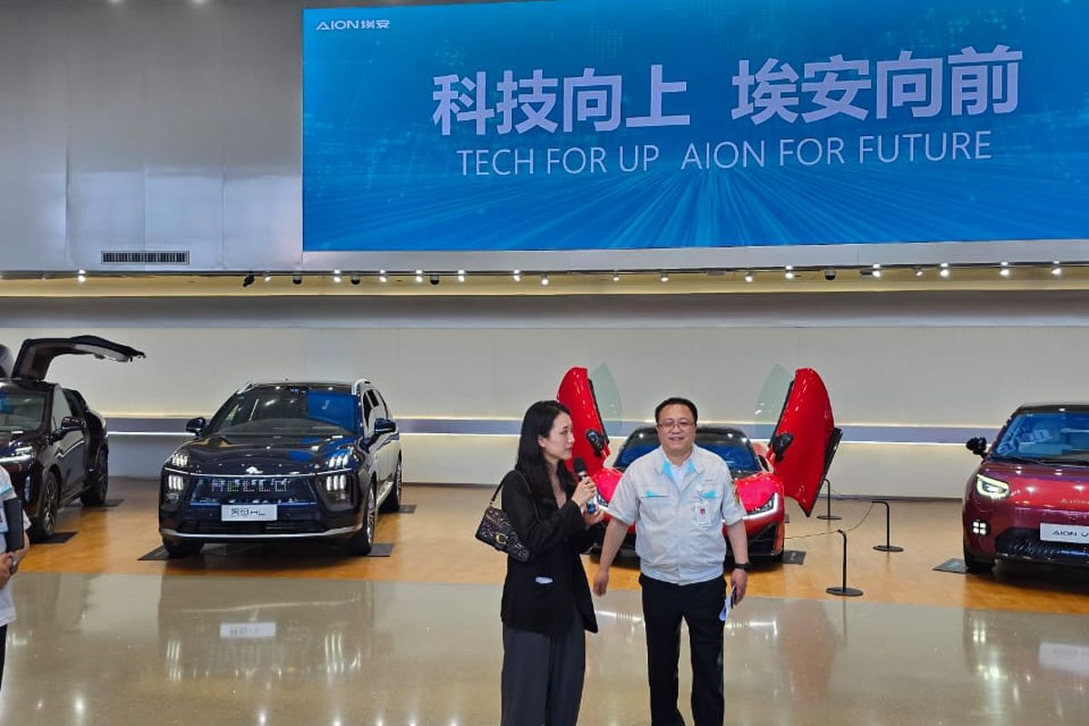 Aion, Aion Indonesia, AIon, produksi mobil listrik Aion di Indonesia, Petinggi Aion Pastikan Produksi EV di Indonesia Dimulai Tahun Ini