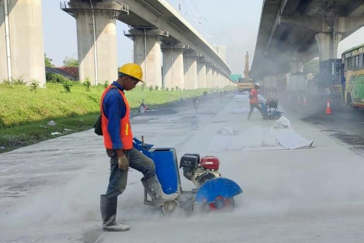 rekonstruksi, Jalan Tol Jakarta-Cikampek, Awas Macet, Ada Rekonstruksi Jalan di Tol Jakarta–Cikampek