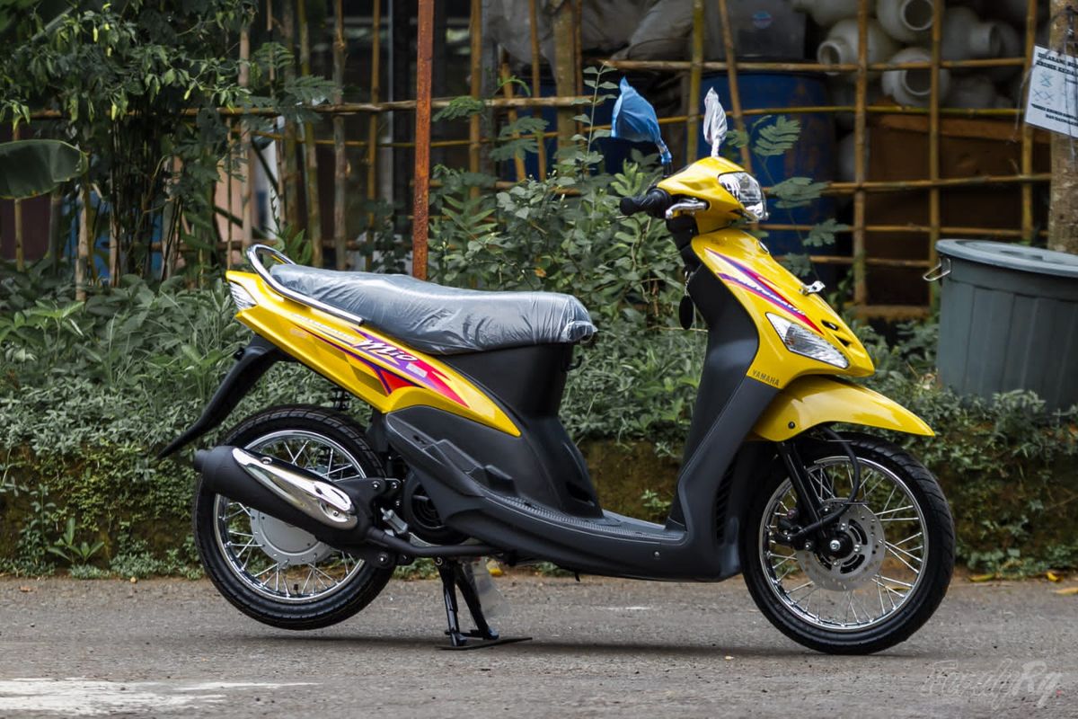 motor bekas, motor matik, Yamaha Mio, mio warna kuning, harga yamaha mio warna kuning, yamaha mio karbu, Harga Jual Mio Sporty Bekas Warna Kuning Mahal, Ini Alasannya