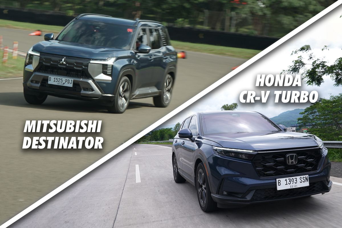 Destinator, SUV 7 penumpang, mesin, performa, Mesin, tenaga, Tenaga, CR-V Turbo, mesin turbo, Duel SUV 1.5 Turbo, Mitsubishi Destinator Vs Honda CR-V Turbo