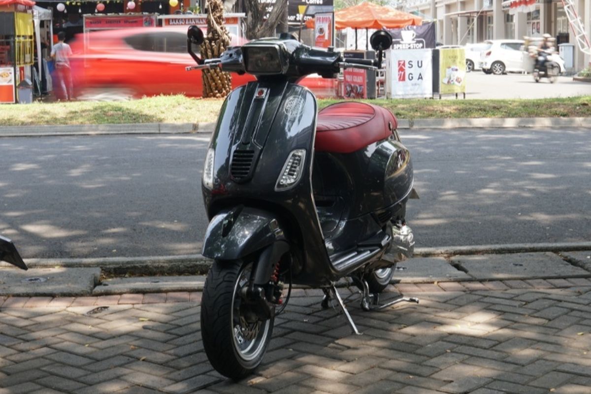 Modifikasi motor, vespa matik, Upsize Pelek, Denil Sagita, Tren Upsize Pelek Vespa Matik 2025: Dari Balap ke Gaya Hidup