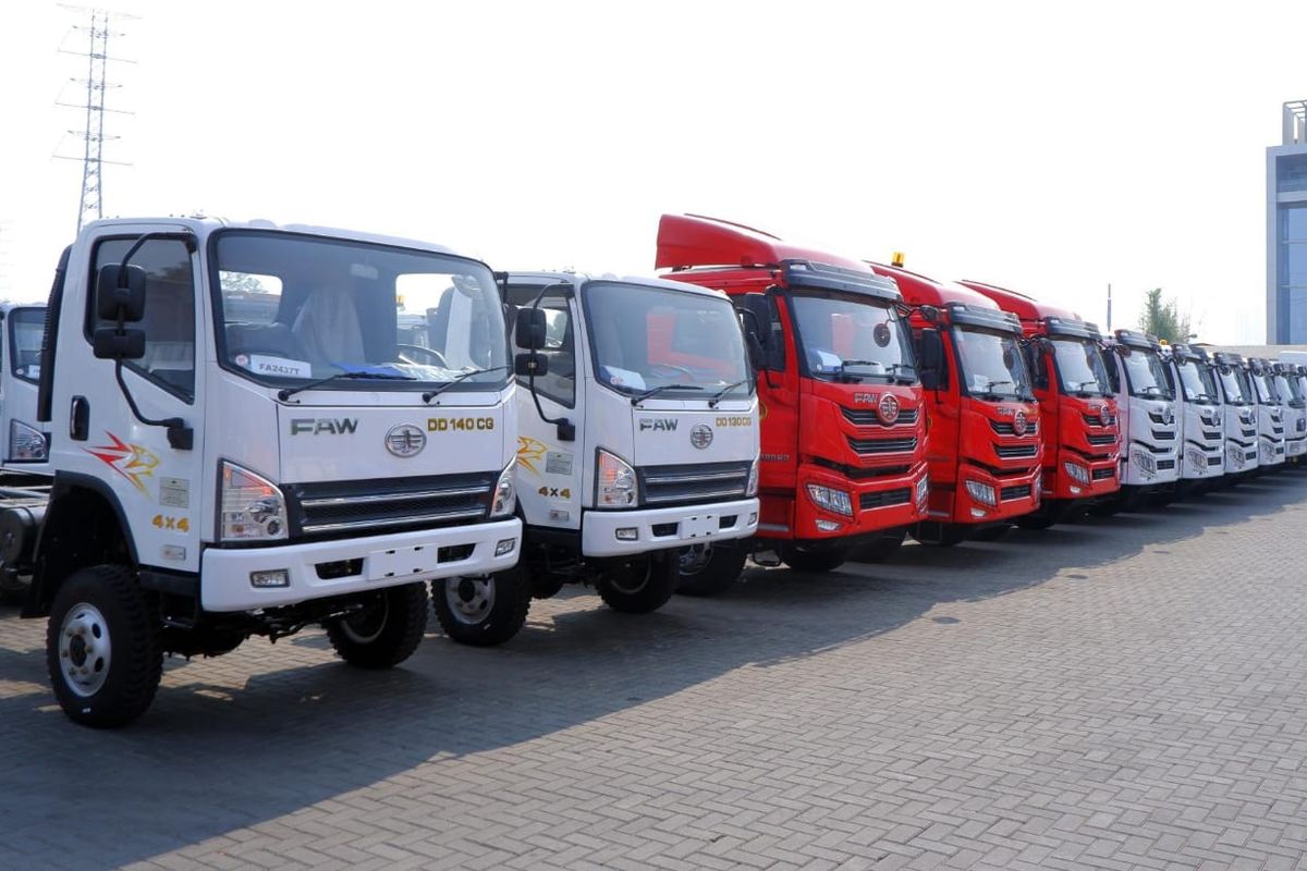 kendaraan niaga, purna jual, Gabungan Industri Kendaraan Bermotor Indonesia, Gaikindo, Gaya Makmur Mobil, FAW Trucks, Service Center, service center, Komitmen Truk Asal China untuk Perkuat Purna Jual di Indonesia