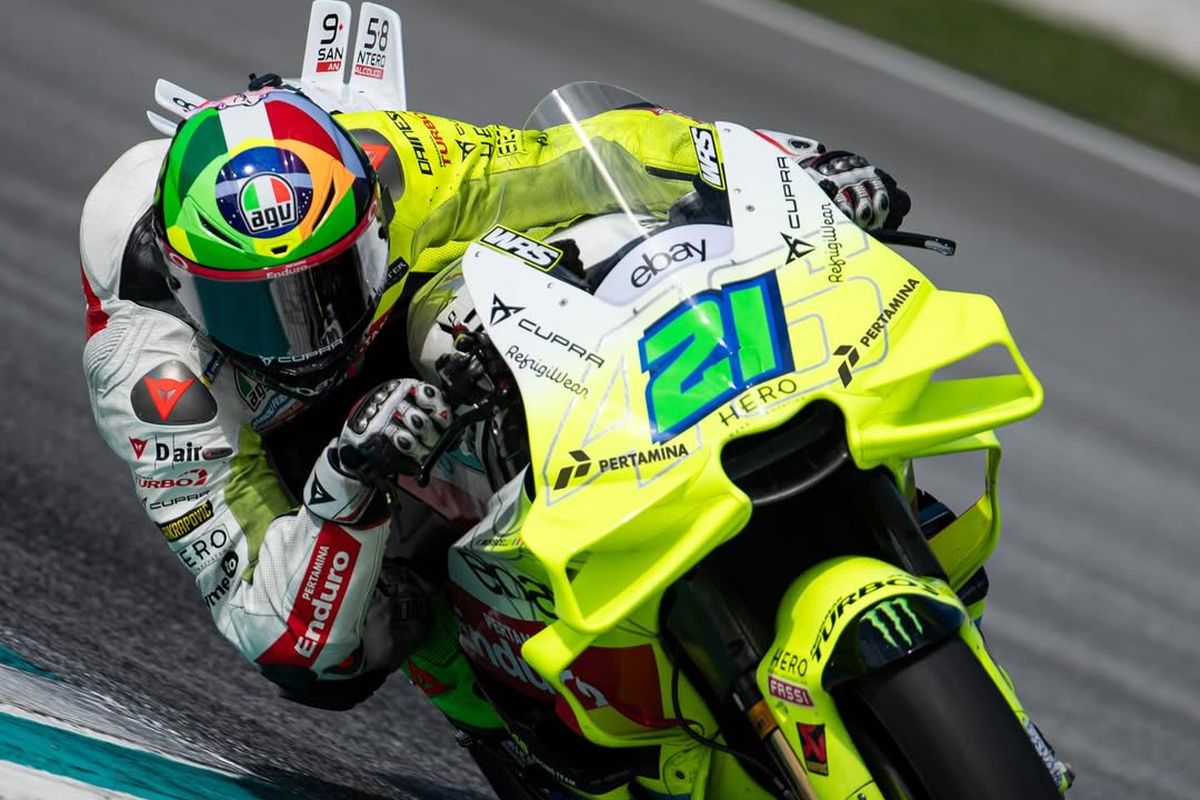MotoGP, Marc Marquez, Franco Morbidelli, Jack Miller, Sirkuit Austin, sesi latihan bebas, motogp 2025, MotoGP Amerika 2025, Hasil FP1 MotoGP Amerika 2025, Morbidelli Tercepat