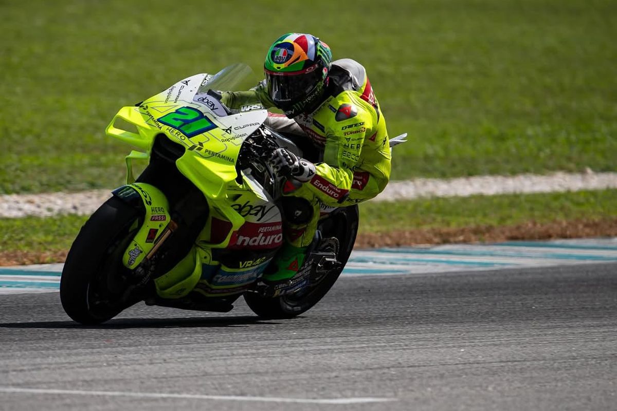 Franco Morbidelli, Practice, MotoGP, Sirkuit Losail, Francesco Bagnaia, Marc Marquez, MotoGP Qatar 2025, sirkuit losail, francesco bagnaia, motogp 2025, motogp qatar 2025, Hasil Practice MotoGP Qatar 2025, Morbidelli Tercepat