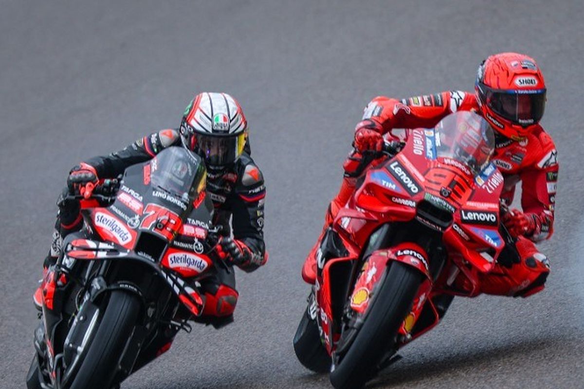 MotoGP, Marc Marquez, San Marino, Marco Bezzecchi, Hasil Klasemen Usai Sprint Race MotoGP San Marino: Marquez Tetap di Puncak