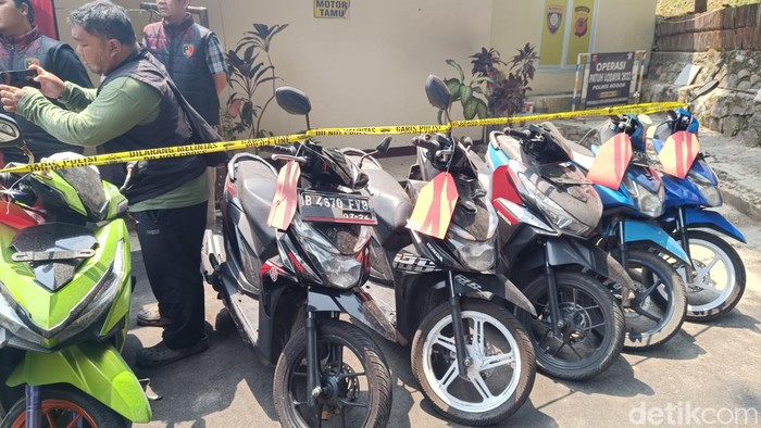 Array,Terciduk, Motor Curian Pakai STNK dan Pelat Palsu
