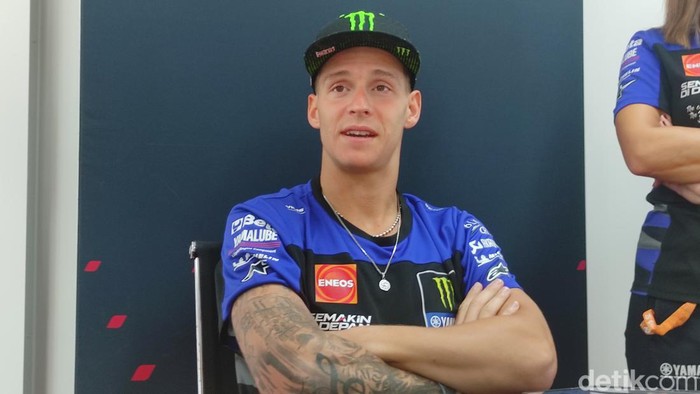 Array,Quartararo Menangis, Tak Bisa Berkata-kata saat Jelaskan Motornya Rusak