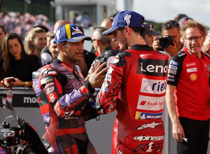 Array,POV Jorge Martin soal Performa Bagnaia: Bukan Pecco yang Biasanya