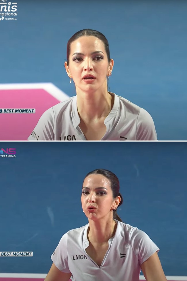 Array,Gaya Unik Nia Ramadhani saat Kompetisi Tenis, Flawless Dengan Smokey Eyes