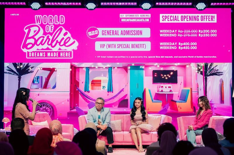 Array,World of Barbie: Dreams Made Here, Dunia Impian Barbie Segera Hadir di Jakarta