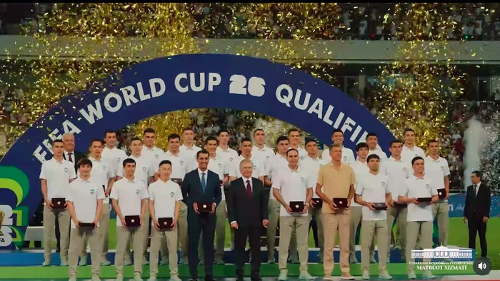 Array,Timnas Uzbekistan Lolos Piala Dunia, Dapat Mobil BYD dari Presiden