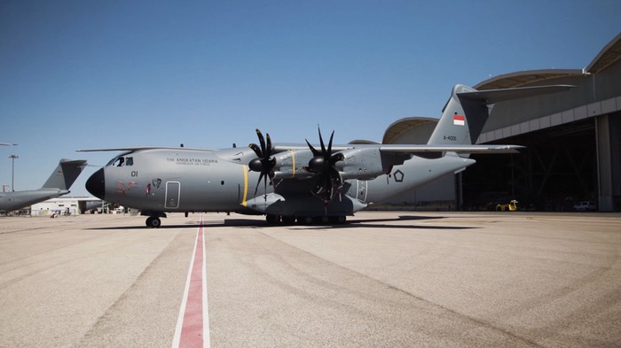 Array,Gagah! Ini Penampakan Pesawat Airbus A400M Pesanan TNI AU