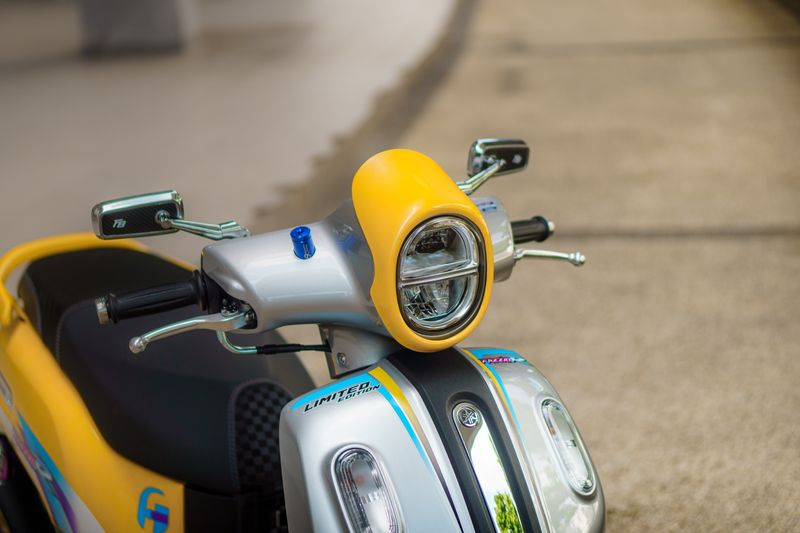 Array,Di Luar Nalar, Yamaha Fazzio Ini Dimodifikasi Gaya Racing Mirip F1ZR Limited Edition