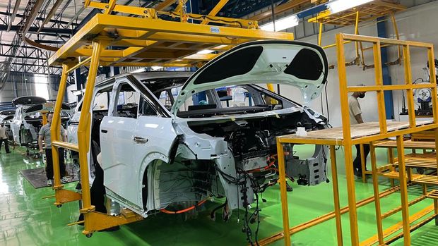 Array,Xpeng Resmi Rakit Mobil di Purwakarta