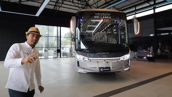 Array,Spek Bus Buatan Laksana yang Diekspor ke Srilanka, Pintunya Cuma Satu