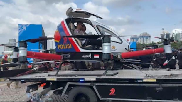 Array,Taksi Terbang EHang Saat Jadi Armada Patroli Polri
