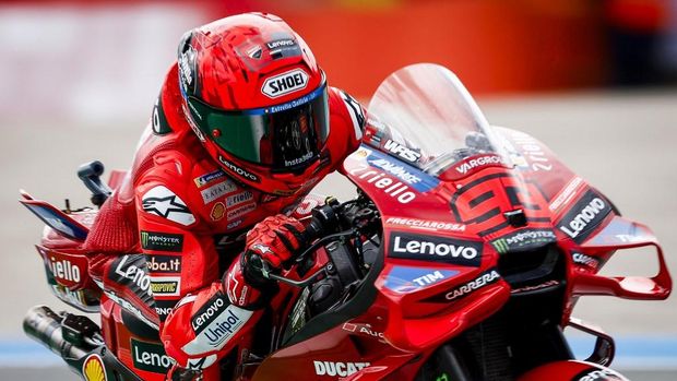 Array,Sprint Race MotoGP Jerman 2025: Marquez Juara, Bagnaia ke-12