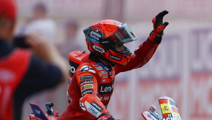 Array,Cuma 10 Pebalap yang Finis, Marquez Ungkap Cara Bertahan di MotoGP Jerman