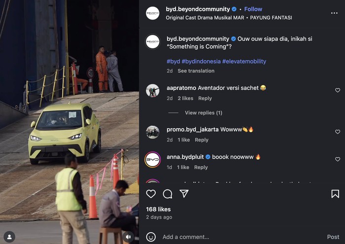 Array,BYD Seagull Sudah Mendarat di Indonesia, Ganti Pakai Nama Atto 1?