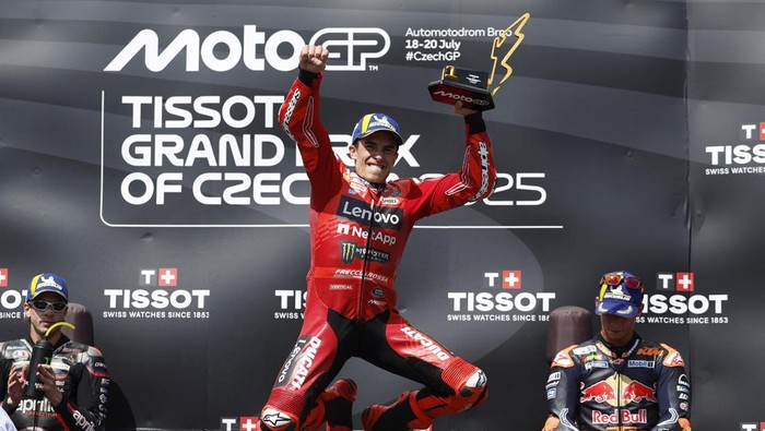 Array,Klasemen Pebalap Usai MotoGP Ceko 2025, Marquez Makin Tak Terkejar