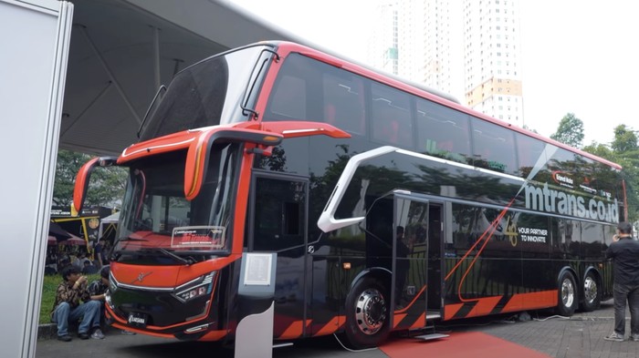 Array,Intip Bus Tingkat Terbaru Laksana yang Cocok Buat Angkutan Lintas Pulau