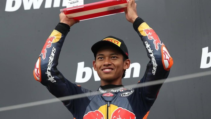 Array,Pebalap Gunungkidul Runner Up Red Bull Rookies, Tahun Depan Naik Kelas ke Moto3