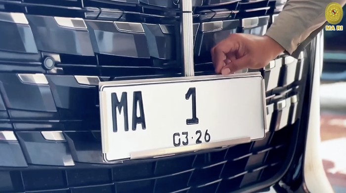 Array,Mahkamah Agung Dapat Pelat Nomor Khusus, Apa Tujuannya?