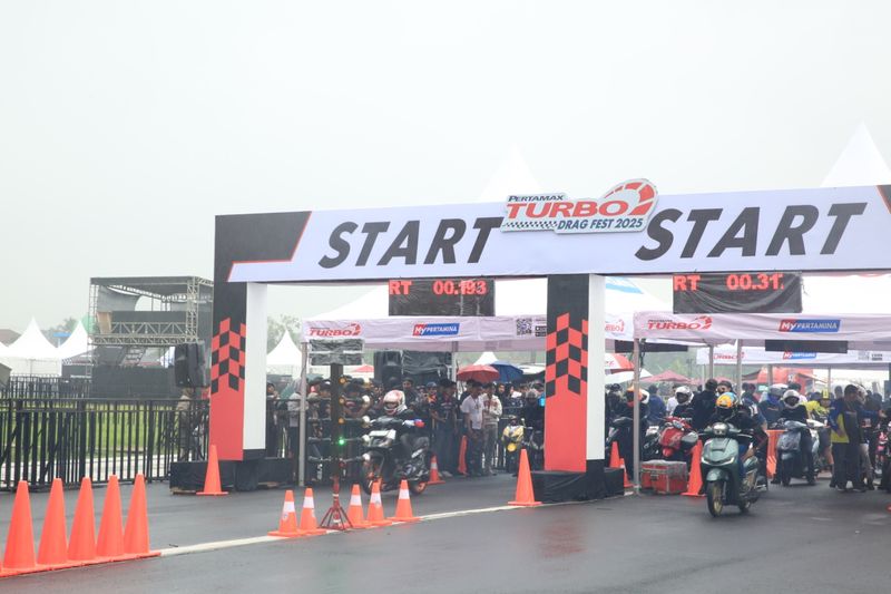 Array,Ratusan Pebalap Adu Cepat di Pertamax Turbo Drag Fest Seri II Tasikmalaya