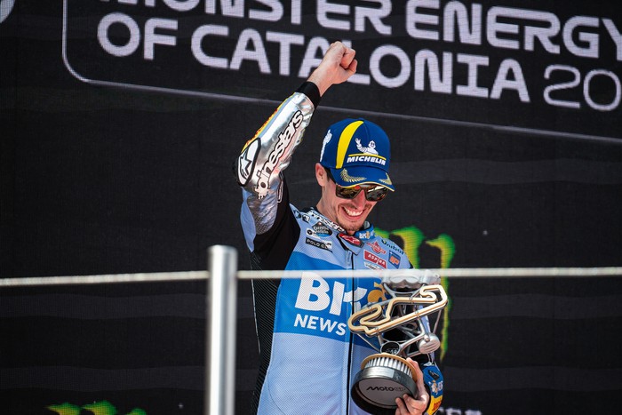 Array,Kalahkan Sang Kakak, Alex Marquez Juara MotoGP Catalunya Bersama Aspira