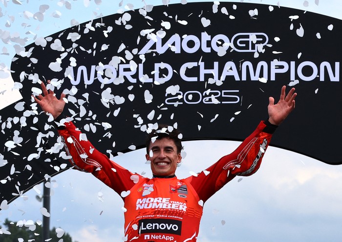 Array,Kata-kata Pertama Marquez Jadi Juara Dunia MotoGP Setelah Masa Sulit