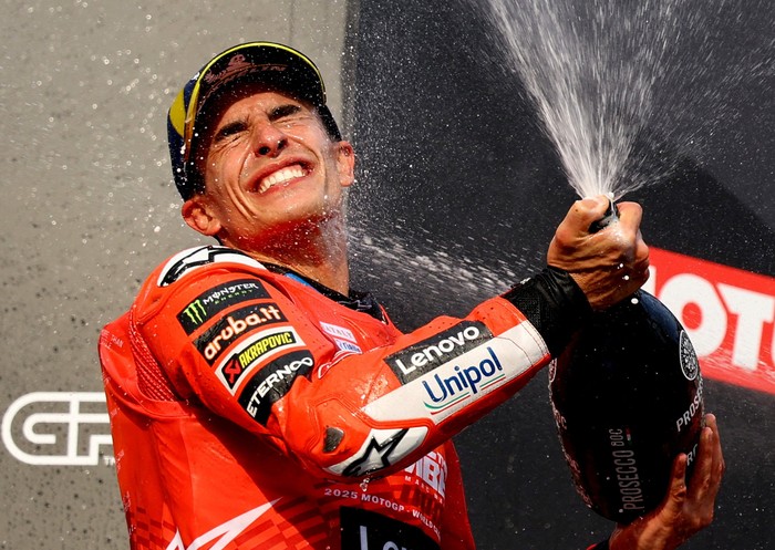 Array,Marc Marquez Mendarat RI: Halo Indonesia, Saya Sampai di Jakarta