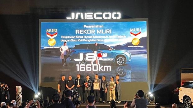 Array,Iritnya Kebangetan! Jaecoo J8 SHS ARDIS Diganjar Rekor MURI