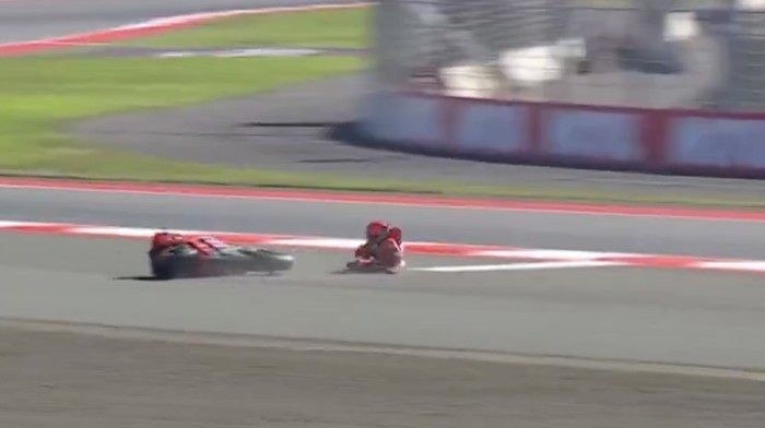 Array,Duh! Marc Marquez Crash Lagi di Sirkuit Mandalika