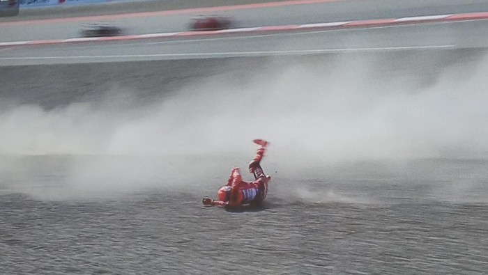 Array,Marc Marquez Crash Brutal di MotoGP Mandalika, Seberapa Parah Cederanya?