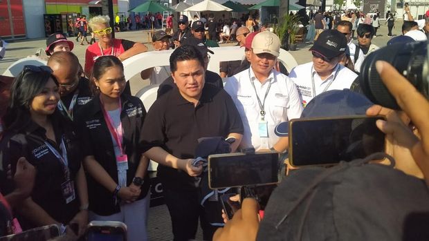 Array,Rekor! Erick Thohir Klaim Penonton MotoGP Mandalika 2025 Tembus Segini