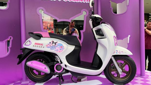 Array,Harga Lebih Mahal Rp 1 Jutaan, Ini Ubahan di Honda Scoopy Kuromi Limited Edition