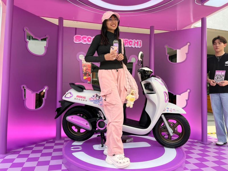 Array,Honda Scoopy Kuromi Limited Edition Meluncur, Ini yang Beda