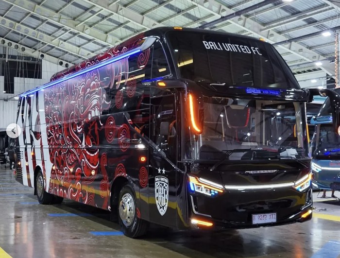 Bali United FC Punya Bus Baru, Intip Fasilitasnya