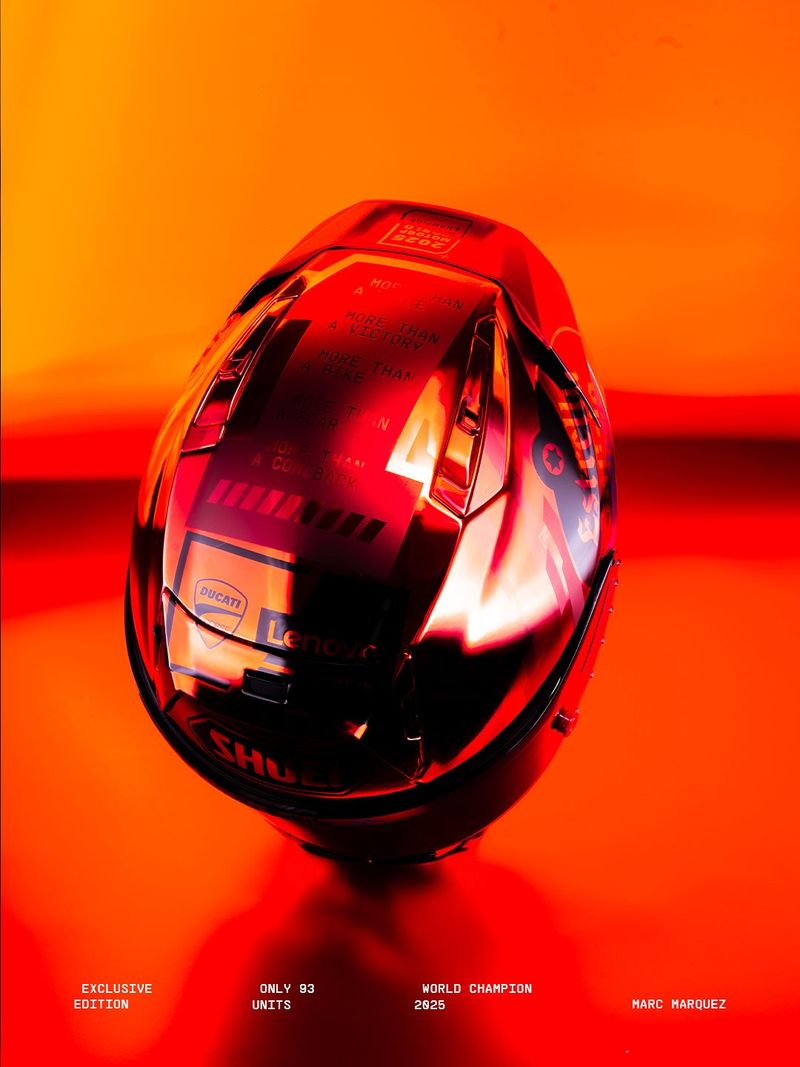 Helm Edisi Juara Marquez: Cuma Dibuat 93 Unit, Harganya Bikin Kaget!