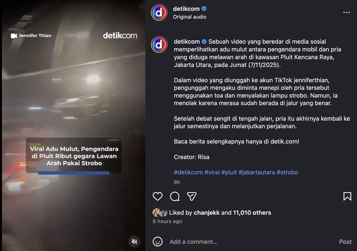 Viral Pengendara Fortuner Berstrobo-sirene Berulah Lagi