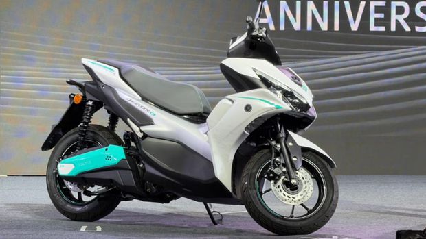 Yamaha Aerox Listrik Meluncur, Jarak Tempuh 106 Km Sekali Ngecas!