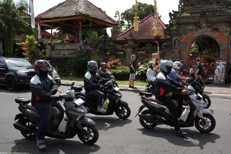 Cerita Rombongan Touring GEAR ULTIMA Jajal Medan Pegunungan Kintamani
