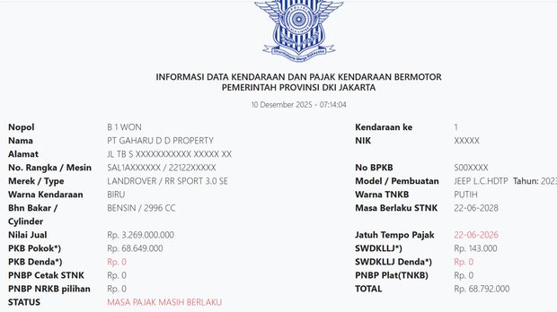 Identitas Range Rover yang Viral Dikawal 'Tot tot Wuk wuk' di Puncak