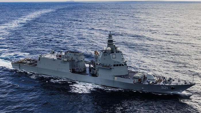 TNI AL Resmi Terima Kapal Perang Kedua Buatan Fincantieri Italia