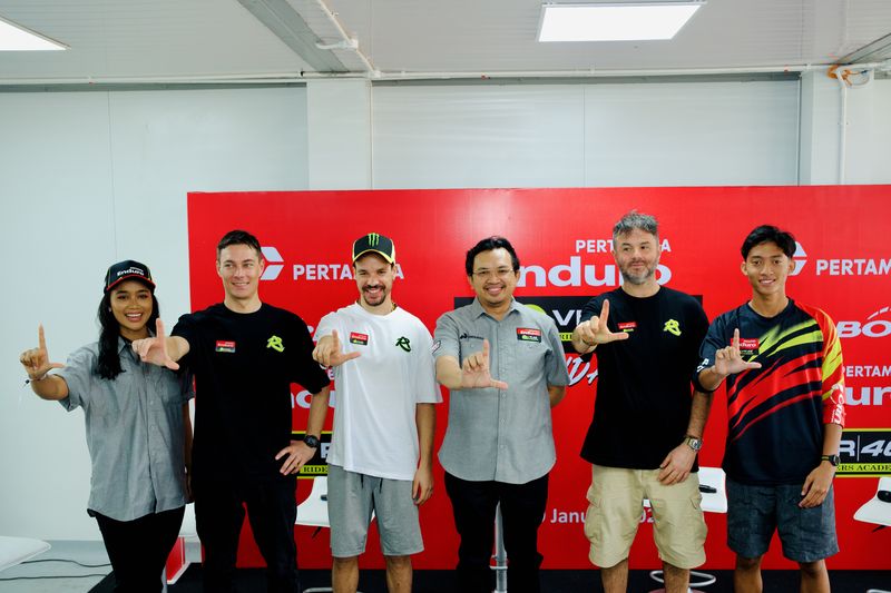 Begini Kata-kata Valentino Rossi Usai Tiba di Sirkuit Mandalika