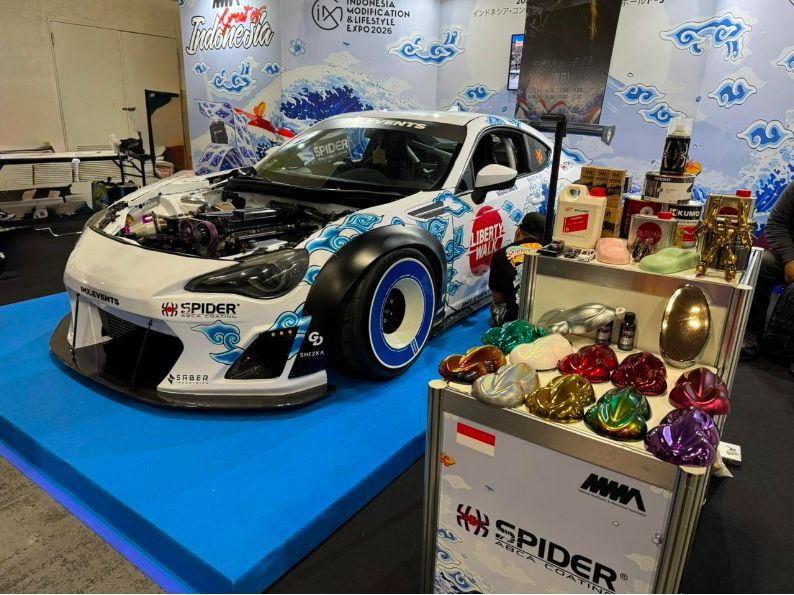 Modifikasi Toyota 86 Karya Anak Bangsa Mejeng di Jepang