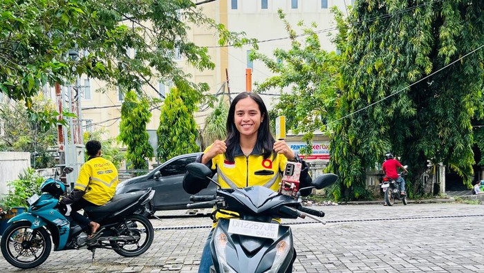 Cerita Atlet Tinju Perempuan yang Nyambi Jadi Ojol